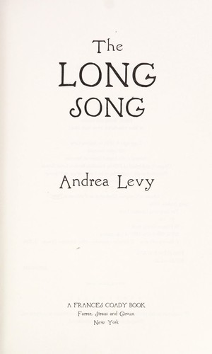 Cover of The Long Song
