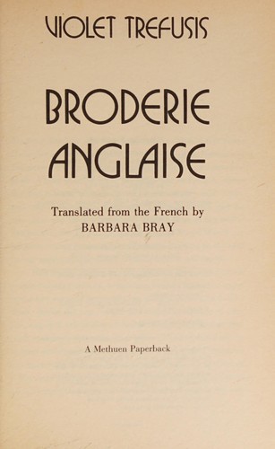 Cover of Broderie Anglaise