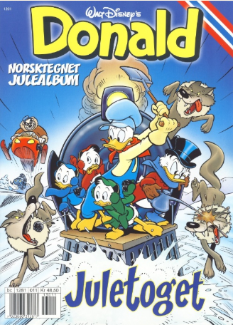 Cover of Donald Duck, Juletoget