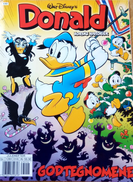 Cover of Donald Duck, Godtegnomene