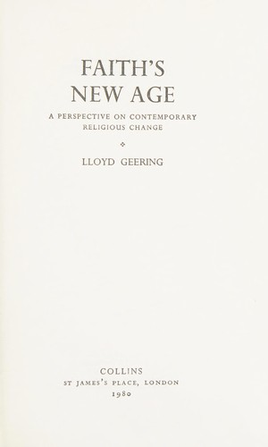 Cover of Faith's new age