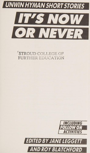 Cover of It's Now or Never