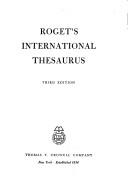 Cover of Roget's international thesaurus