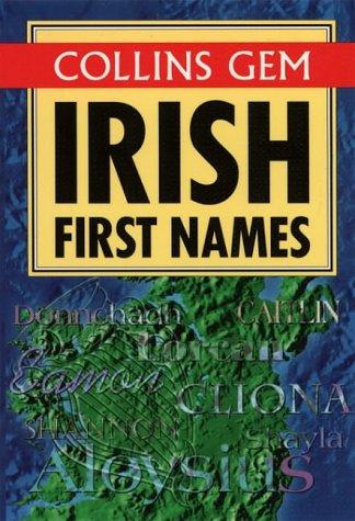Cover of Collins gem Irish first names