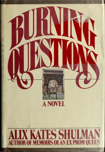 Cover of Burning questions