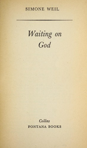 Cover of Waiting on God