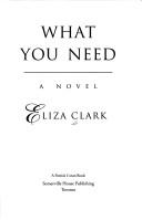 Cover of What you need