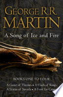 Cover of A Game of Thrones: The Story Continues Books 1-4: A Game of Thrones, A Clash of Kings, A Storm of Swords, A Feast for Crows (A Song of Ice and Fire)