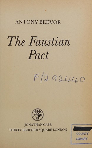Cover of The Faustian pact