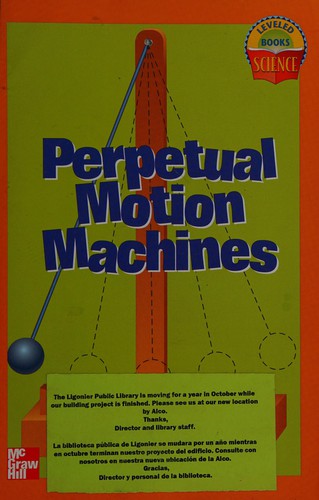 Cover of Perpetual motion machines