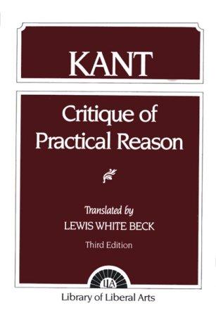 Cover of Critque of Practical Reason