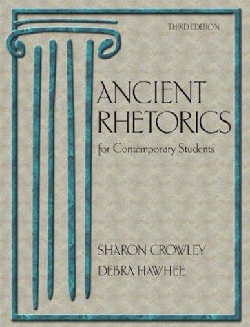 Cover of Ancient rhetorics for contemporary students