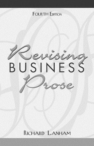 Cover of Revising business prose