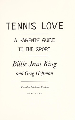 Cover of Tennis love