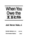 Cover of When you owe the IRS