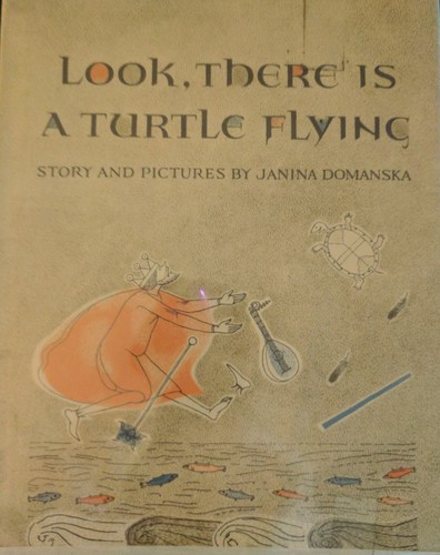 Cover of Look, there is a turtle flying
