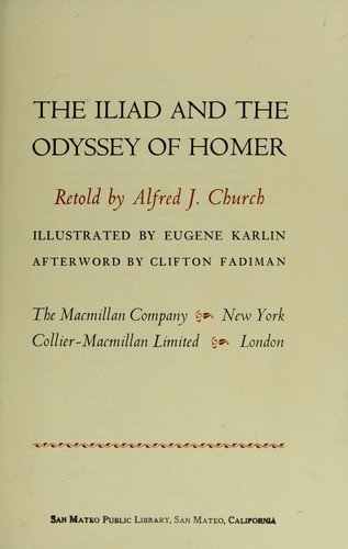 Cover of The Iliad and the Odyssey of Homer