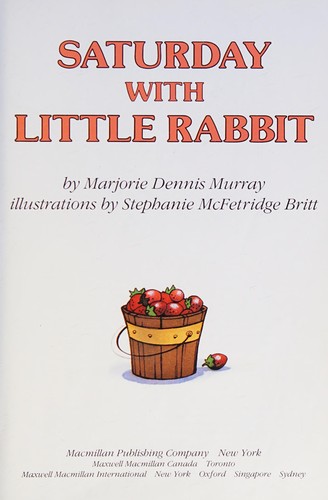 Cover of Saturday with Little Rabbit
