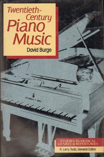 Cover of Twentieth-century piano music