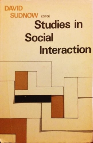 Cover of Studies in social interaction