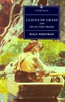 Cover of Leaves of grass and selected prose