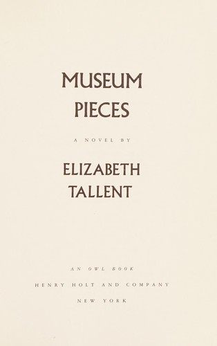 Cover of Museum pieces