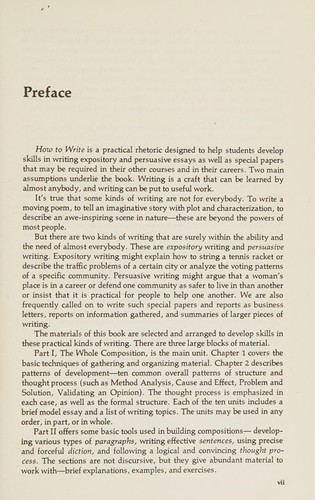 Cover of How to write