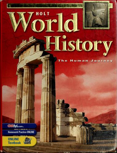 Cover of Holt world history