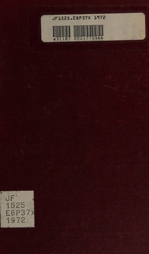 Cover of The morality of politics