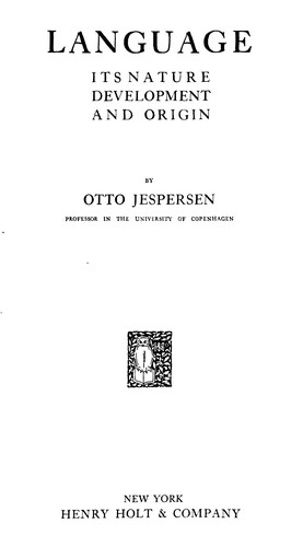 Cover of Language