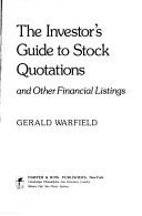 Cover of The investor's guide to stock quotations and other financial listings