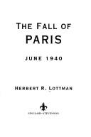 Cover of The fall of Paris