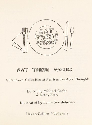 Cover of Eat These Words