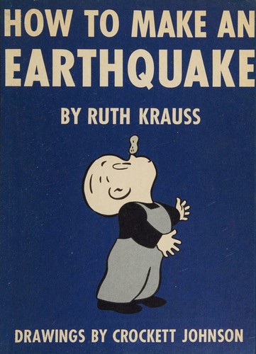Cover of How to make an earthquake