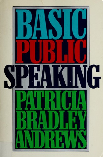 Cover of Basic Public Speaking