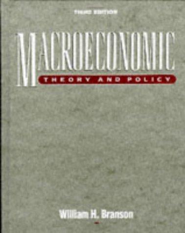 Cover of Macroeconomic theory and policy