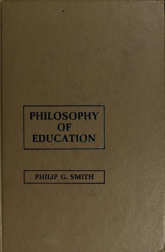 Cover of Philosophy of education