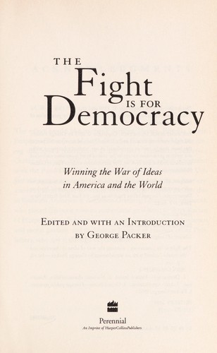 Cover of The Fight Is for Democracy
