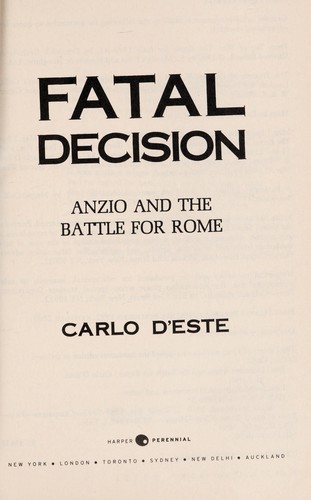 Cover of Fatal decision