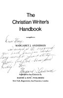 Cover of The Christian Writer's Handbook