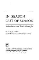 Cover of In season, out of season