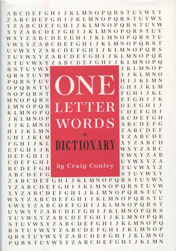 Cover of One-letter words