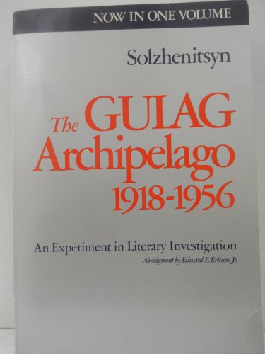 Cover of The Gulag Archipelago: 1918-1956