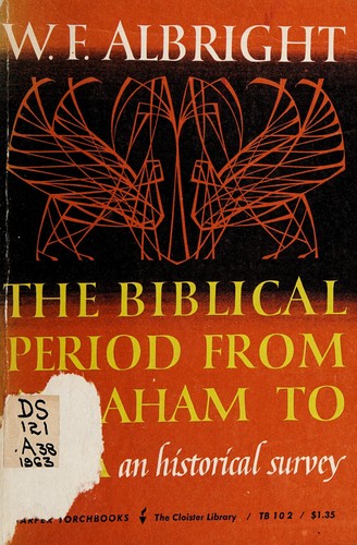 Cover of The Biblical period from Abraham to Ezra