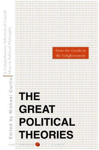 Cover of Great Political Theories V.1