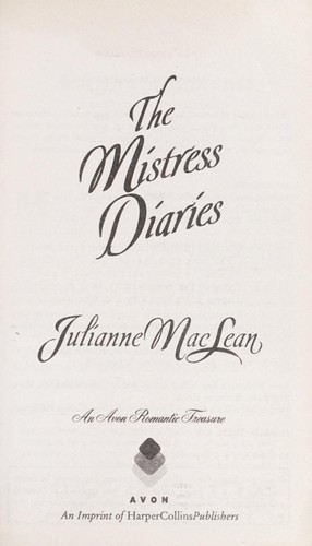 Cover of The Mistress Diaries