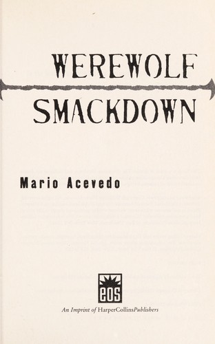 Cover of Werewolf smackdown