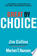 Cover of Great by Choice