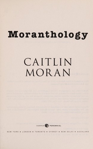 Cover of Moranthology