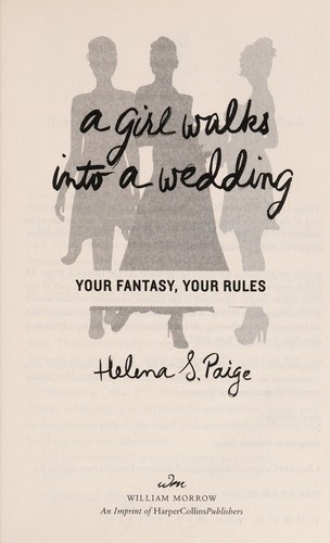Cover of A girl walks into a wedding